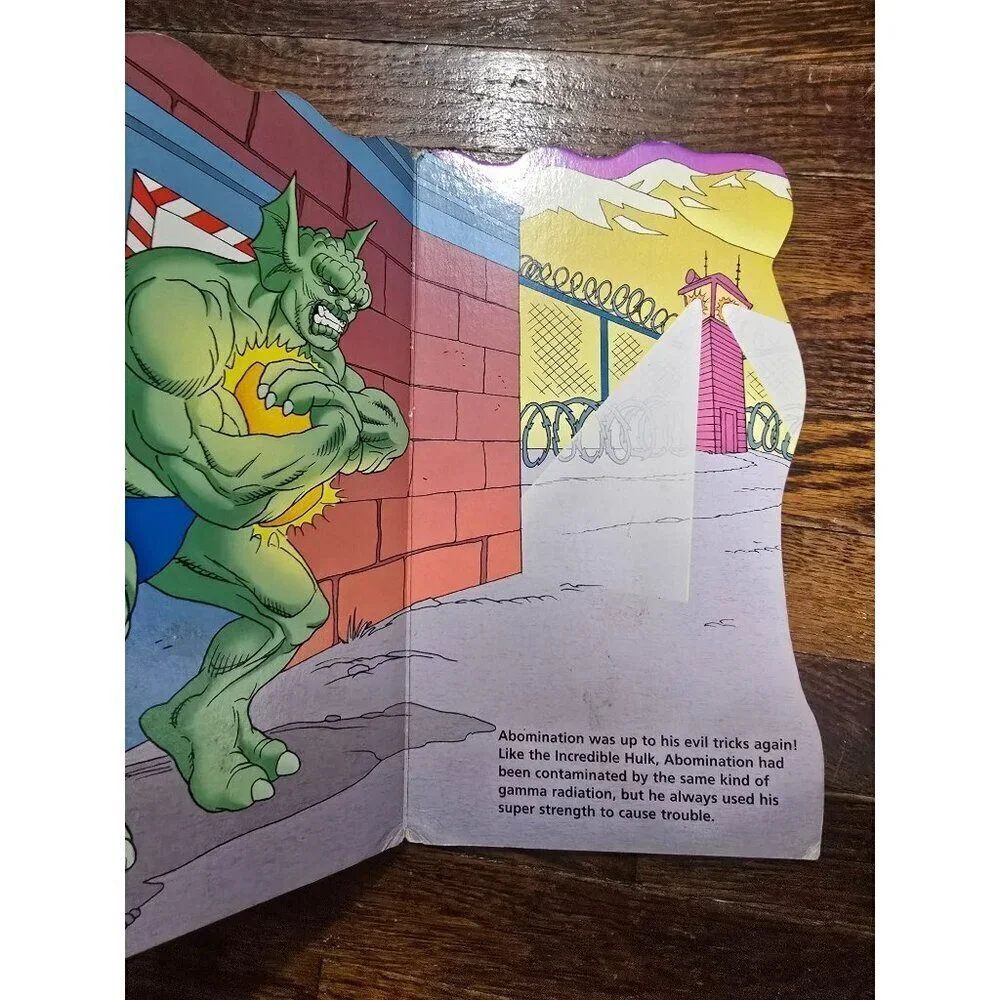 Vintage Hulk Rage! The Strongest of Them All Marvel Picture Book